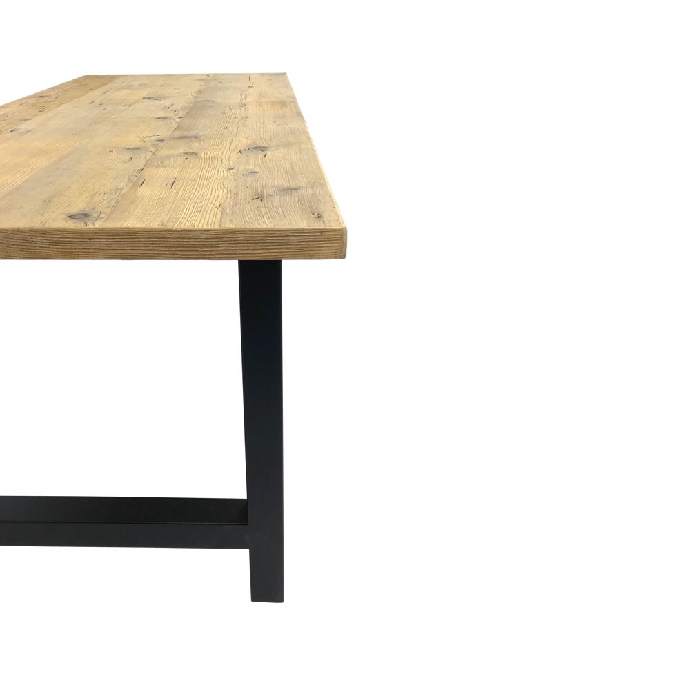 Table en vieux plancher